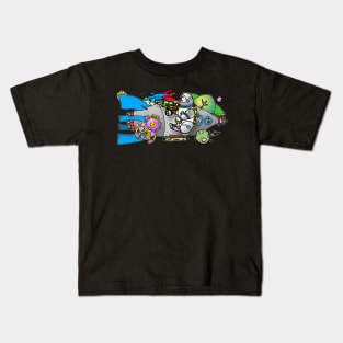 Crowded Space II Kids T-Shirt